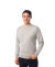 Серый меланж свитшот мужской оптом