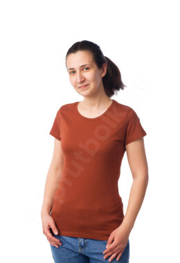 Терракотовая женская футболка Терракотовая женская футболка